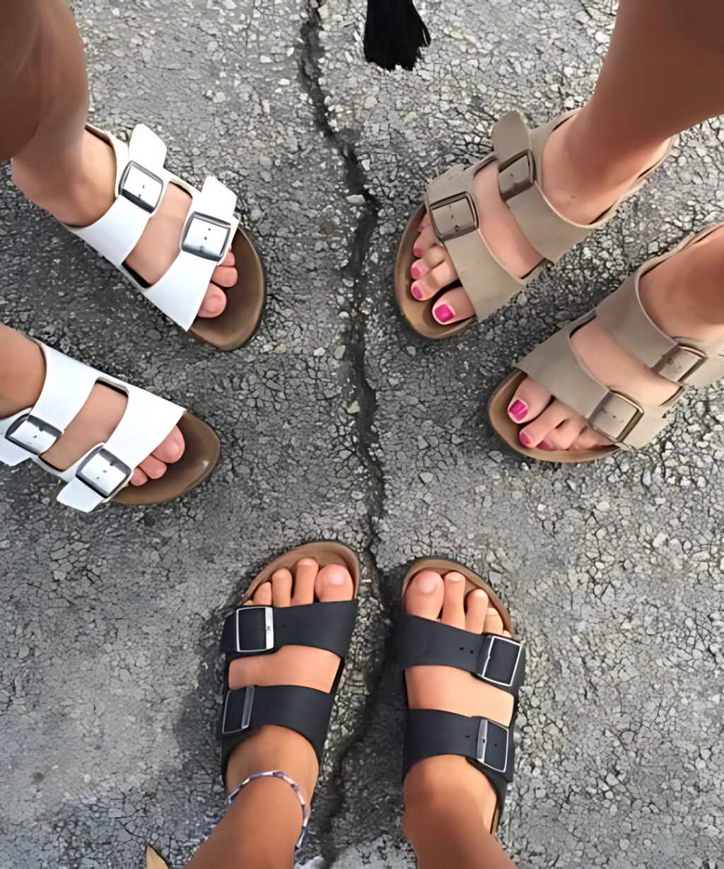 Summer Qomfort Cork Sandals by Alessia London
