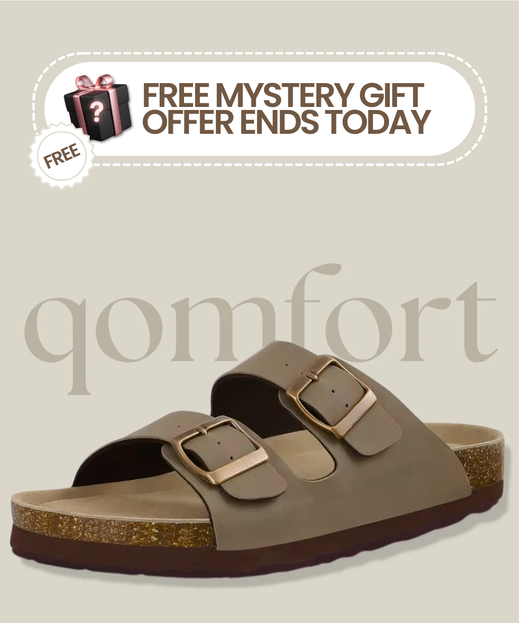 Summer Qomfort Cork Sandals by Alessia London