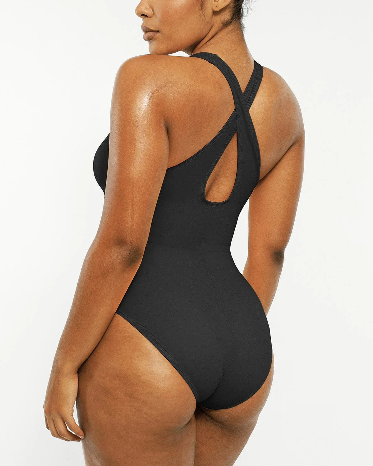 Plunge Corset Shaping Swimsuit