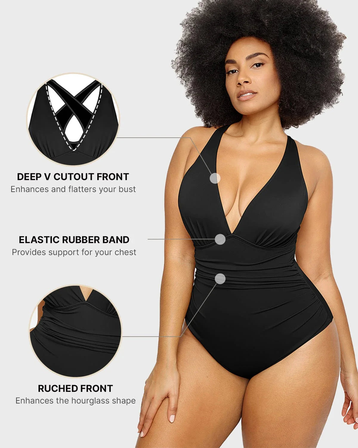 Plunge Cutout Swimsuit