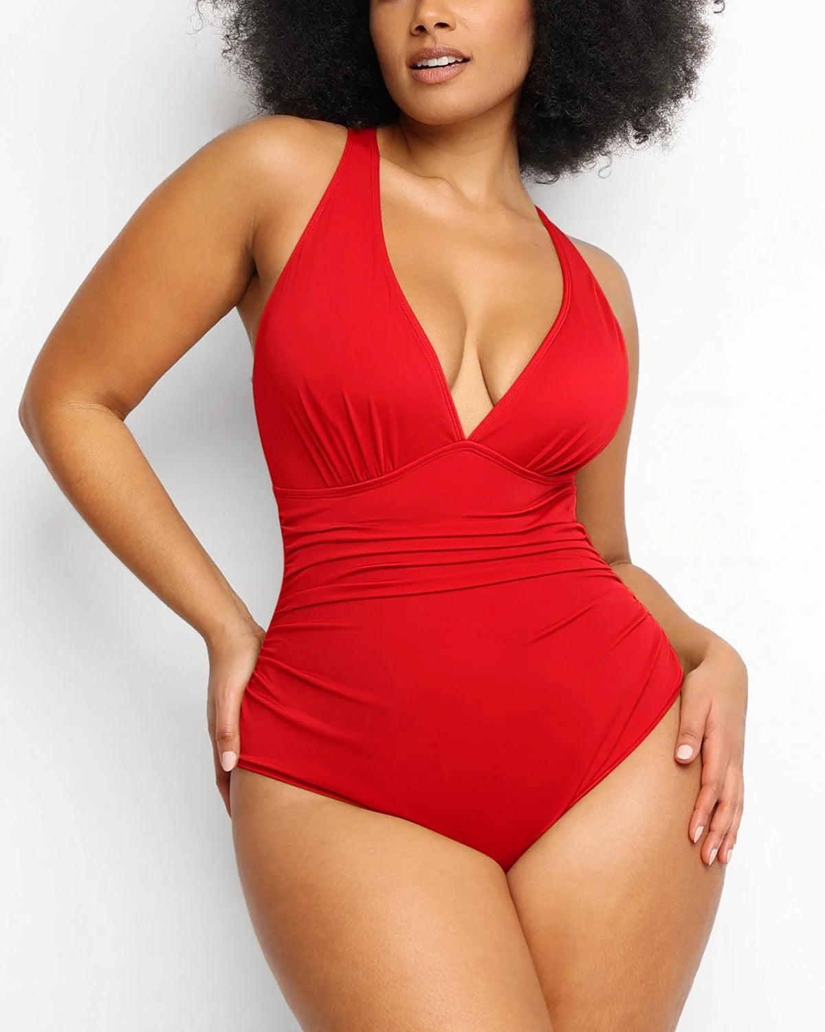 Plunge Cutout Swimsuit