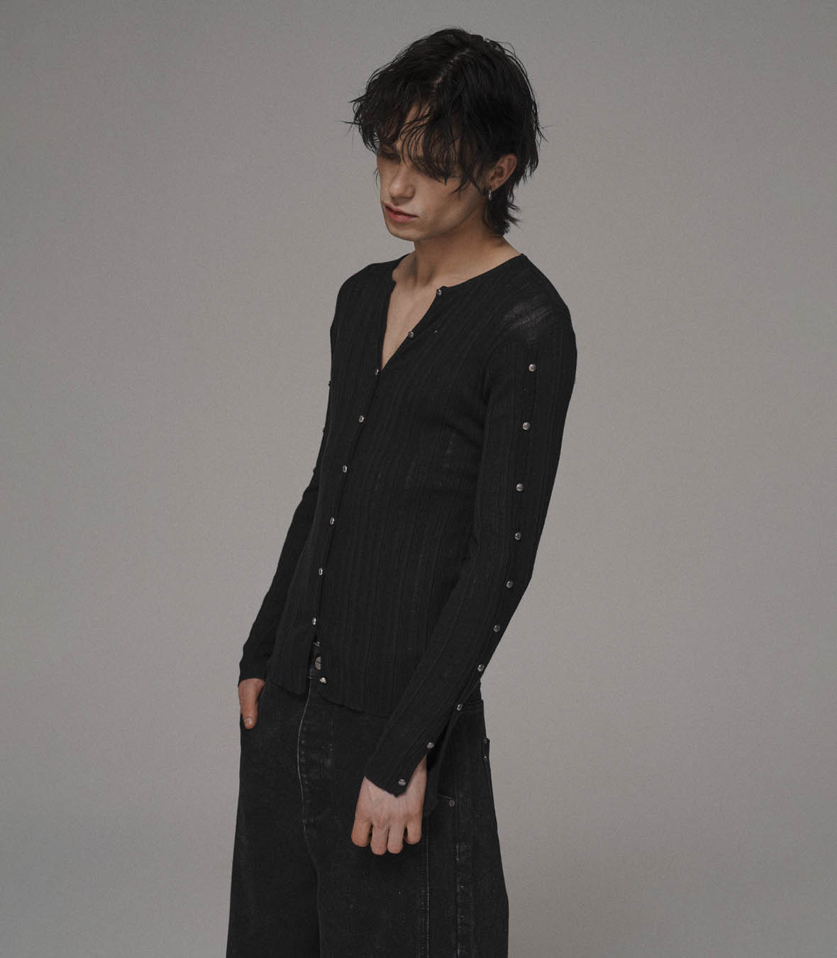 Touch Black Cardigan
