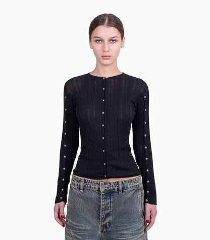 Touch Black Cardigan