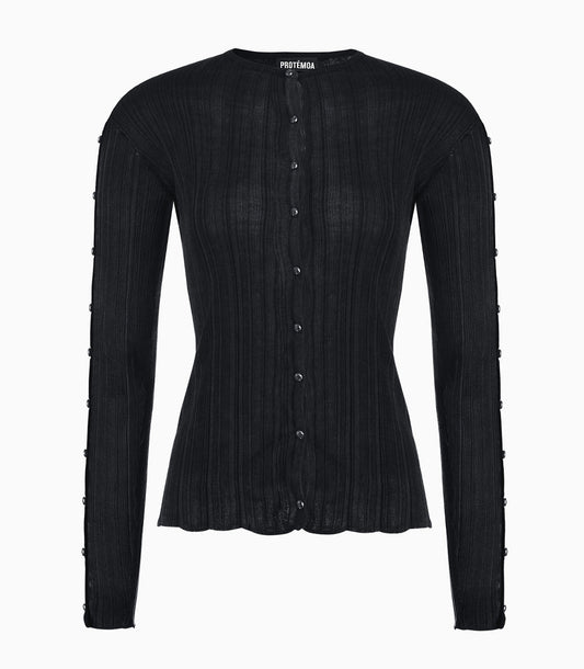 Touch Black Cardigan