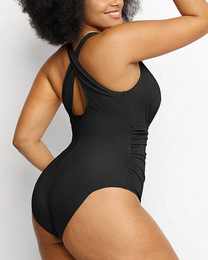 Plunge Cutout Swimsuit