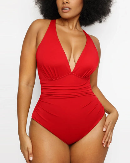 Plunge Cutout Swimsuit