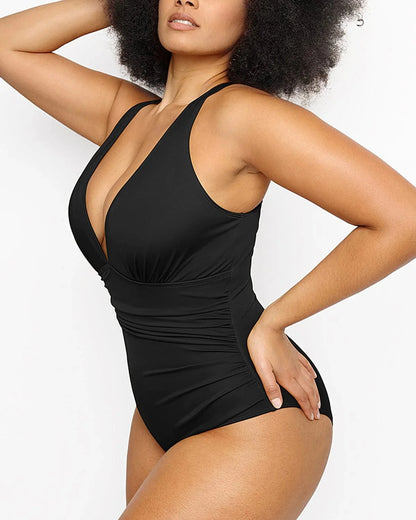 Plunge Cutout Swimsuit