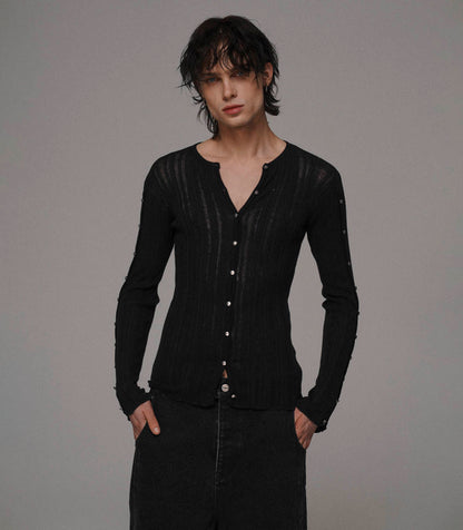 Touch Black Cardigan