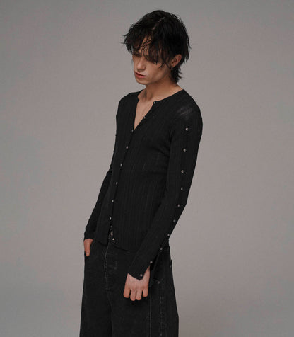 Touch Black Cardigan