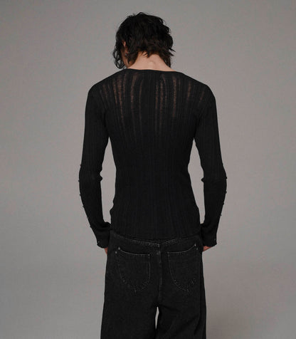 Touch Black Cardigan
