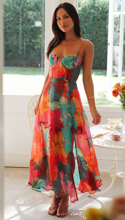 Sorrela Maxi Dress (Tropical)